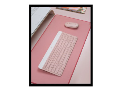 Logitech : MK470 SLIM COMBO -ROSE-FRA-CENTRAL-419