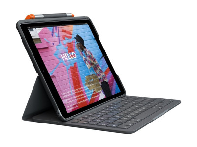 Logitech : SLIM FOLIO pour IPAD (10TH GEN) GREY - FRA - CENTRAL