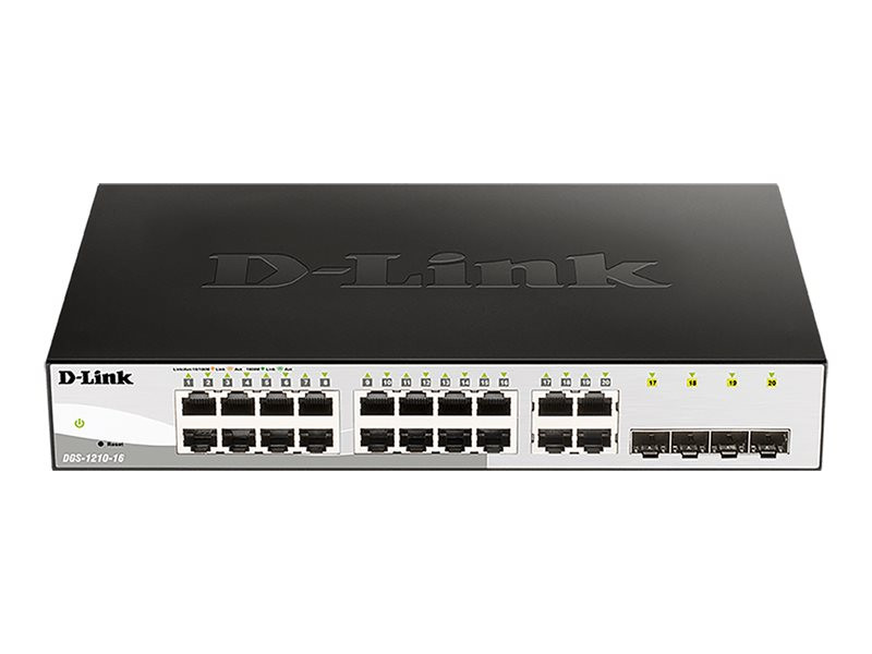 D-Link : 16-PORT GIGABIT SMART SWITCH LAYER2 MANAGED