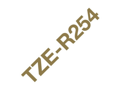 Brother : 24MM GOLD / WHITE RIBBON tape