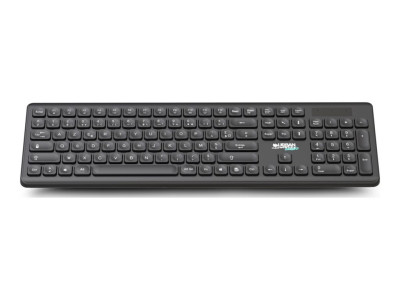 Urban Factory : 2.4GHZ WIRELESS ECO-DESIGNED KEYBOARD avec USB-A / USB-C CONN