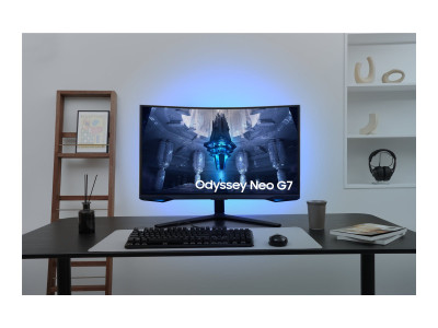 Samsung : 32IN UHD 4K 3840X2160 165HZ VA - MINILED 1MS 1000R 350CD/M2 100