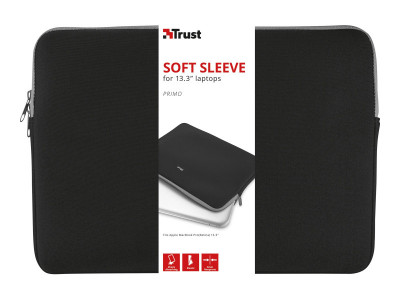 Trust : PROMo PROTECTIVE SLEEVE 13.3IN LAPTOP - BLACK