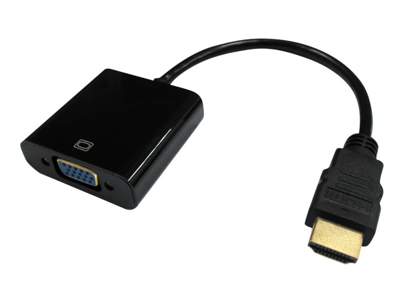 Adaptateur Vga Male + Audio Vers Hdmi Femelle 1080P + Alimentation Usb