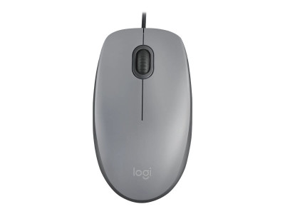 Logitech : LOGITECH M110 SILENT - MID GRAY - EMEA