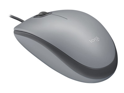 Logitech : LOGITECH M110 SILENT - MID GRAY - EMEA