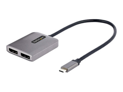 Startech : HUB USB-C MST2 PORTS-DUAL DP 4K60HZ avec DP 1.4 et DSC