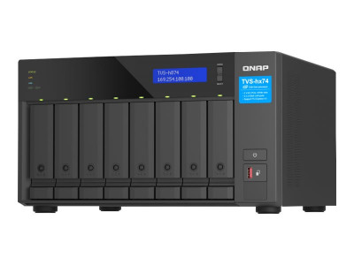 Qnap : TVS-H874-I5-32G 8BAY 32GB DDR4 2X2.5GBE (2.5G/1G/100M/10M)