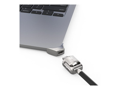 compulocks : LEDGE MACBOOK AIR2022 M2 T-SLOT LOCK ADAPT KEYED CBL LOCK SILVER