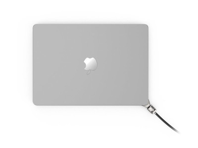 compulocks : LEDGE MACBOOK AIR2022 M2 T-SLOT LOCK ADAPT KEYED CBL LOCK SILVER
