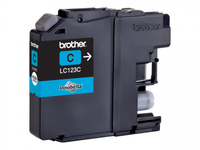 Brother LC123CBP - Cartouche d'encre CYAN 600 pages (Blister Pack)
