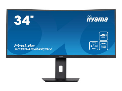 Iiyama : XCB3494WQSN-B5 86.4CM 34IN IPS 3440X1440 300CD HDMI DP