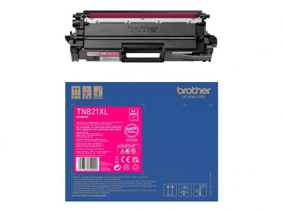 Brother TN821XLM Toner Magenta 9000 pages pour MFC-L9630cdn MFC-L9670cdn HL-L9430cdn HL-L9470cdn