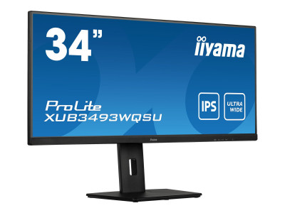 Iiyama : PROLITE XUB3493WQSU-B5 34IN UW ETE IPS-PANEL 3440X1440 400CD/QM