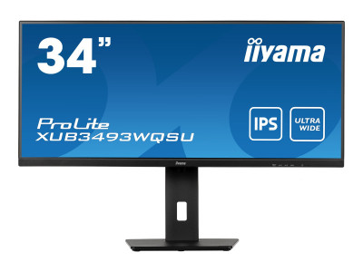 Iiyama : PROLITE XUB3493WQSU-B5 34IN UW ETE IPS-PANEL 3440X1440 400CD/QM