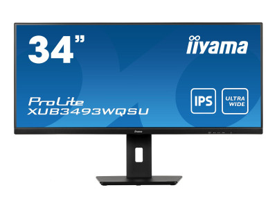 Iiyama : PROLITE XUB3493WQSU-B5 34IN UW ETE IPS-PANEL 3440X1440 400CD/QM