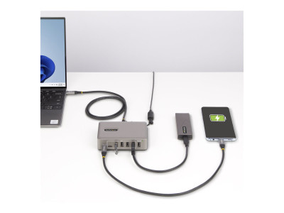 Startech : 10-PORT USB-C HUB SELF-POWERED DESKTOP/LAPTOP EXPANSION HUB
