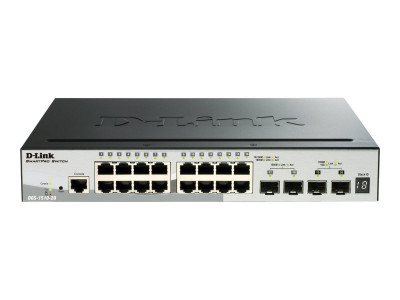 D-Link : 20-PORT SMART SWITCH GIGABIT STACKABLE 2X SFP+