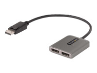Startech : HUB 2 PORTS DISPLAYPORT MST DUAL 4K60HZ - ADAPTATEUR DP 1.4