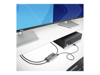 Startech : HUB 2 PORTS DISPLAYPORT MST DUAL 4K60HZ - ADAPTATEUR DP 1.4
