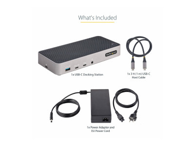 Startech : STATION DACCUEIL USB-C DOCK TRIPLE HDMI/DP 4K USB-C