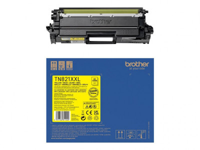 Brother TN821XXLY Toner Jaune 12000 pages pour MFC-L9630cdn MFC-L9670cdn HL-L9430cdn HL-L9470cdn