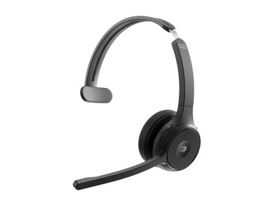 Cisco : 721 WIRELESS SINGLE ON-EAR HEADSET USB-A BUNDLE-CARBON BLAC