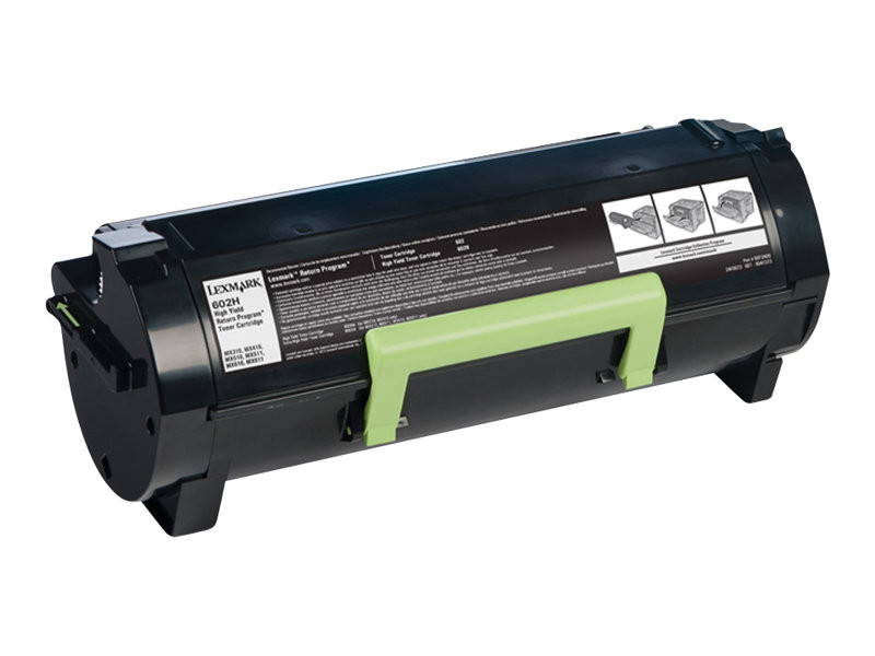 Lexmark : 602H cartouche de TONER LONGUE DUREE PROGRAM de RETOUR