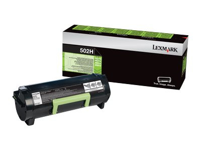 Lexmark : 502H cartouche de TONER LONGUE DUREE PROGRAM de RETOUR