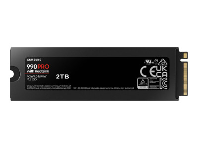 Samsung : 2TB SSD PCIE 4.0 X 4 NVME + HEATSINK M.2 2280