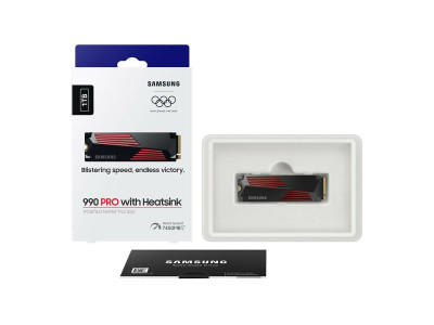 Samsung : 1TB SSD PCIE 4.0 X 4 NVME + HEATSINK M.2 2280