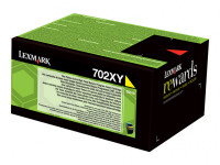Lexmark : 702XY cartouche de TONER JAUNE EX.LONGUE DUREE PROGRAMDERETOUR