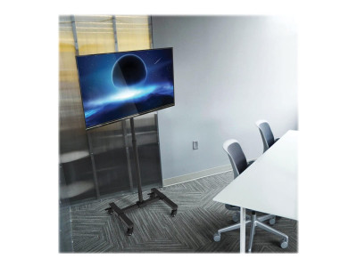 Eaton MGE : MOBILE TV STAND HGHT 13IN-42IN TVS/MONITORS LOCKING CASTERS BLK