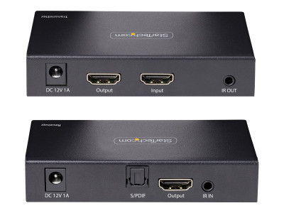 Startech : 4K HDMI EXTENDER OVER AC cable T5/CAT6 - 4K60HZ AUDIO S/PDIF