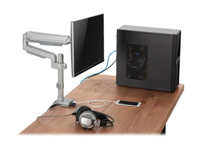 Eaton MGE : SINGLE-DISPLAY FLEX-ARM DESKTOP DISPLAYS - USB et AUDIO PORTS A