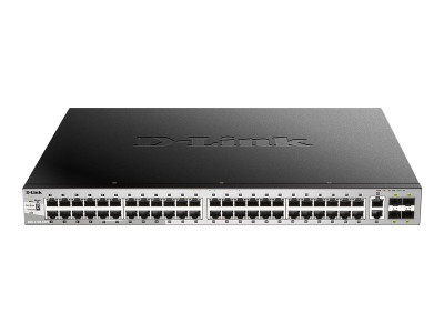 D-Link : 54-PORT POE STACKABLE SWITCH 48X1G 2X10G CU 4XSFP+ LAYER 3