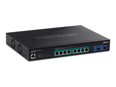 TrendNet : 10-PORT 2.5G WEB SMART POE+ SWITCH avec 10G SFP+ SLOTS