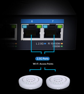 D-Link DMS-107 Switch non administrable 7 ports multi-Gigabit