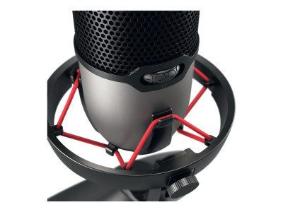 Cherry : CHERRY UM 6.0 ADVANCED USB MIC pour STREAMING/OFFICE SILVER/BLAC