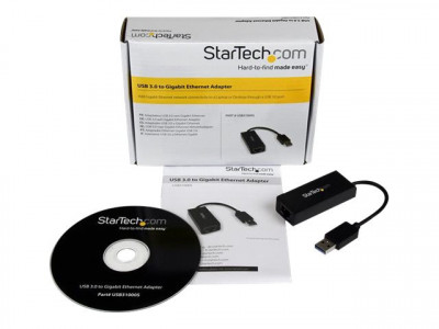 Startech : USB 3.0 TO GIGABIT ETHERNET NIC NETWORK ADAPTER