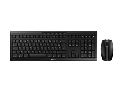 Cherry : CHERRYSTREAMDESKTOP fr LAYOUT KEYBOARD et MOUSE SET USB BLACK