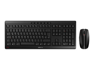 Cherry : CHERRYSTREAMDESKTOP fr LAYOUT KEYBOARD et MOUSE SET USB BLACK