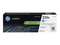 HP 220X CYAN ORIGINAL LaserJet cartouche toner