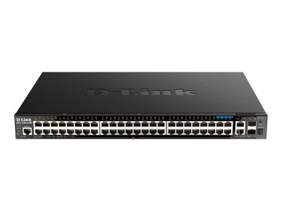 D-Link : 44-PORT GIGABIT SMARTPRO SWITCH POE+ 4 PORTS 2.5GBASE-T POE+ 2