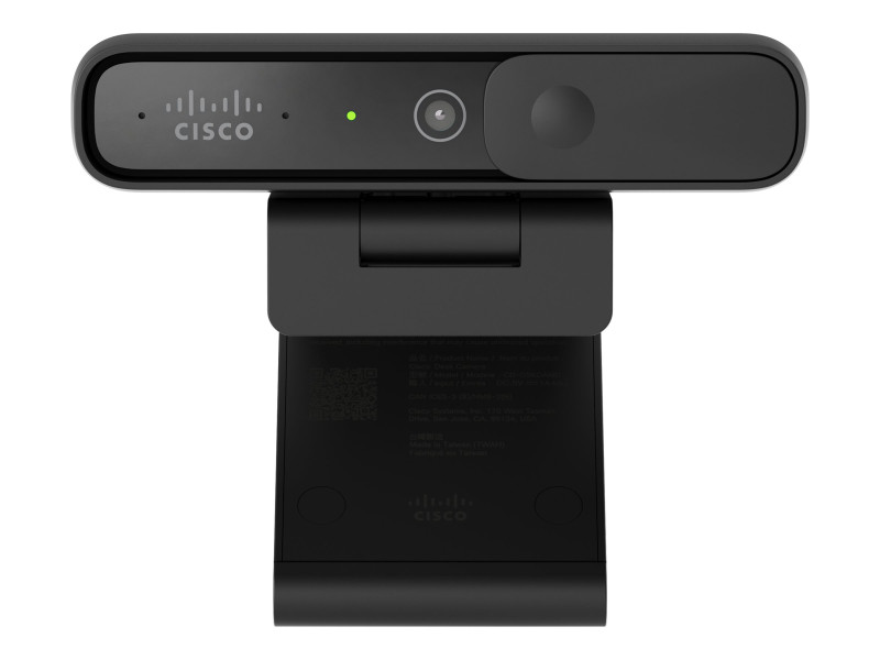 Cisco : CISCO DESK CAMERA 1080P - CARBON BLACK - WORLDWIDE