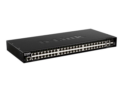 D-Link : 52-P SMART MANAGED SWITCH GIGABIT STACKABLE 4X 10G