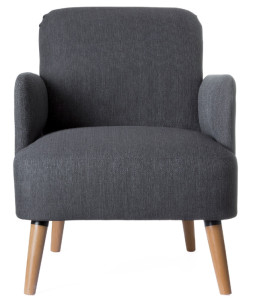 Fin de série : Chaise visiteur PAPERFLOW « Brooks », anthracite