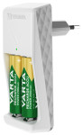 VARTA Chargeur Mini Charger, équipé de AA, blanc VARTA Chargeur Mini Charger, équipé de AA, blanc