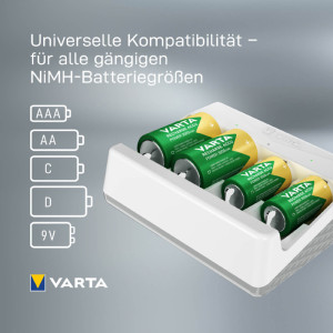 VARTA Chargeur Universal Charger, non équipé, blanc