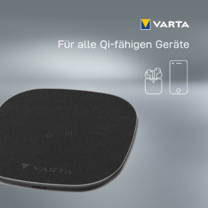 VARTA Chargeur à induction Wireless Charger Pro 15 W